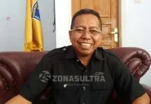 KONI Muna Target Juara Umum Porprov 2018 di Kolaka Ketua KONI Muna La Ode Diyrun