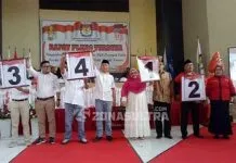 Ini Nomor Urut Paslon Cabup dan Cawabup Konawe Ini Nomor Urut Paslon Cabup dan Cawabup Konawe