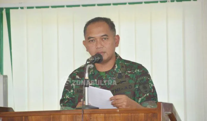 Kepala Staf Korem (Kasrem) 143/HaluOleo Letkol Kav. Agus Waluyo, SIP