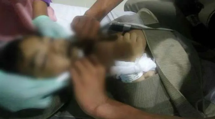 anak_meniggal Anak Kepala Desa di Konut yang Ikut Tertabrak Truk Meninggal Dunia