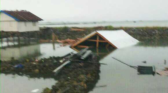 19 Rumah Rusak Parah, Panggung MTQ Ambruk Diterjang Angin Puting Beliung