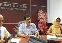 Awal Tahun, Inflasi Kota Kendari Capai 0,59 Persen Kepala BPS Sultra Atqo Mardianto