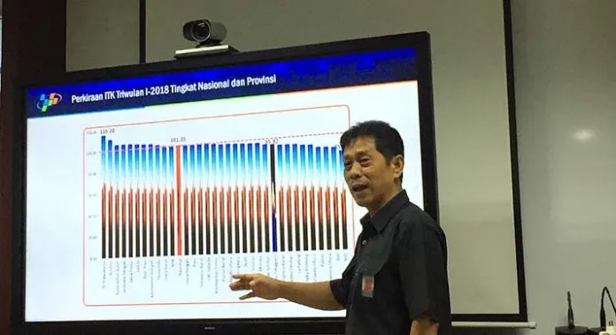 Kepala BPS Provinsi Sultra Atqo Mardianto
