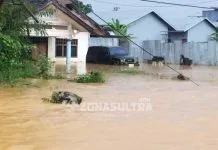 Dilanda Hujan 4 Jam, Puluhan Rumah di Kelurahan Lepo-lepo Diterjang Banjir Dilanda Hujan 4 Jam, Puluhan Rumah di Kelurahan Lepo-lepo Diterjang Banjir