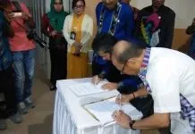 Transaksi Nontunai, Bank Sultra Teken MoU dengan Pemkab Bombana Transaksi Nontunai, Bank Sultra Teken MoU dengan Pemkab Bombana