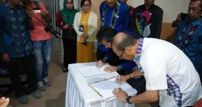 Transaksi Nontunai, Bank Sultra Teken MoU dengan Pemkab Bombana