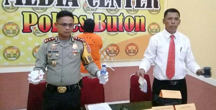 Polres Buton Bekuk Satu Orang Pengguna Narkoba