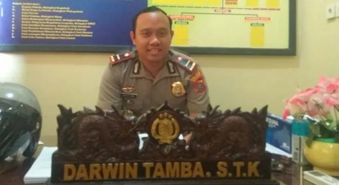 Kapolsek Palangga Inspektur Dua (Ipda) Darwin Tamba