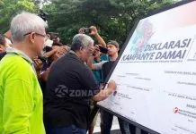 Deklarasi Damai, Ali Mazi: Kami Siap Menang dan Kalah Deklarasi Damai, Ali Mazi: Kami Siap Menang dan Kalah