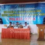 Tangkal Paham Radikalisme, Polres Muna Gelar FGD Tangkal Paham Radikalisme, Polres Muna Gelar FGD