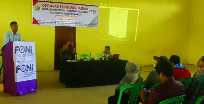 foni_sultra Penggiat Orienteering Deklarasi Pengda FONI Sultra