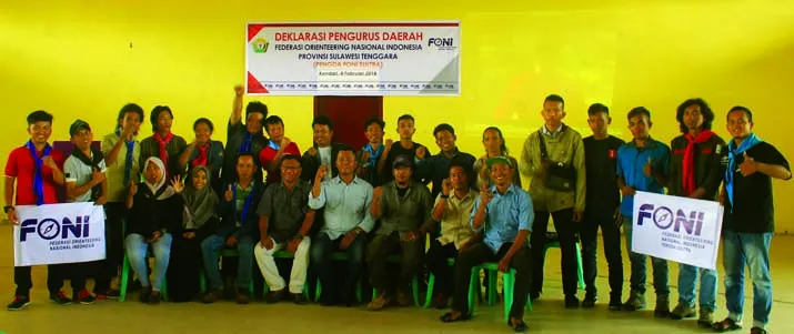 Penggiat Orienteering Deklarasi Pengda FONI Sultra