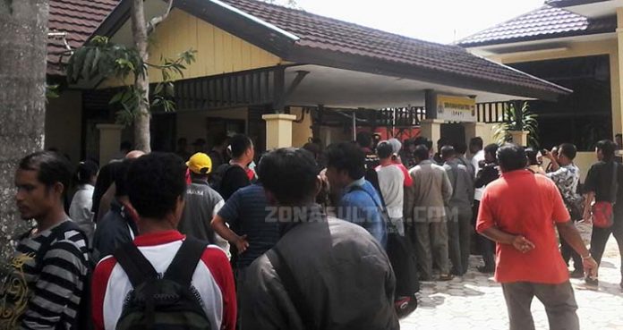 Dugaan Penipuan, Ratusan Korban Qnet Datangi Polda Sultra