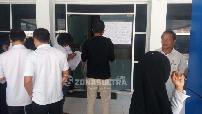 Gaji Belum Dibayar, Pegawai Kantor Perpustakaan dan Arsip Daerah Sultra Mogok Kerja