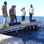 Polda Selidiki Robohnya Pelabuhan Nipa-Nipa di Konkep Pelabuhan Nipa-nipa di Konkep Ambruk