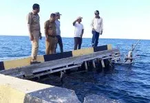 Polda Selidiki Robohnya Pelabuhan Nipa-Nipa di Konkep Pelabuhan Nipa-nipa di Konkep Ambruk