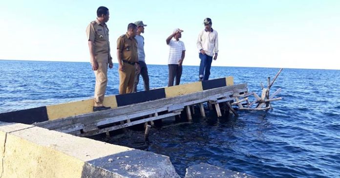 Pelabuhan Nipa-nipa di Konkep Ambruk