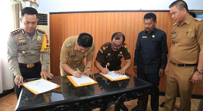 Cegah Korupsi, Pemkot MoU dengan Kejari dan Polres Kendari