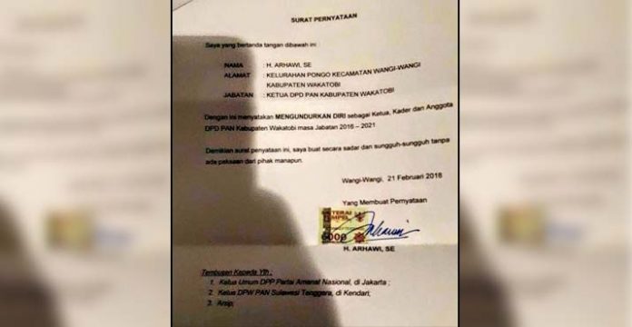 Tak Lagi Jadi Partai Reformis, Alasan Arhawi Mundur dari PAN