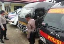 Persiapan Pengamanan Kampanye, Kapolres Konawe Cek Kelengkapan Dinas Personel Persiapan Pengamanan Kampanye, Kapolres Konawe Cek Kelengkapan Dinas Personel