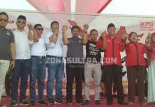 Empat Paslon Pilbup Konawe Sepakat Sukseskan Pilkada Damai Empat Paslon Pilbup Konawe Sepakat Sukseskan Pilkada Damai