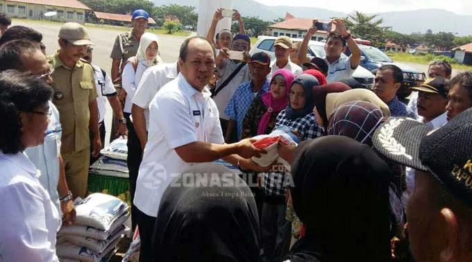 rasta 3.065 KK Warga Konut Kebagian Beras Gratis