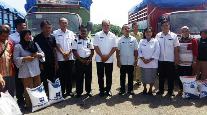 3.065 KK Warga Konut Kebagian Beras Gratis