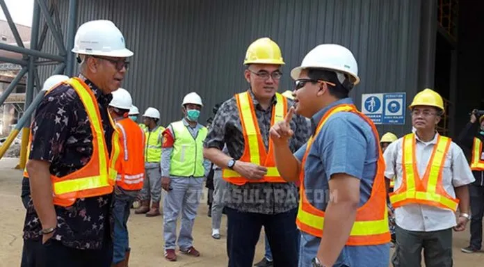 Dirjen Pertambangan Pantau Pembangunan Pabrik Smleter di Sultra