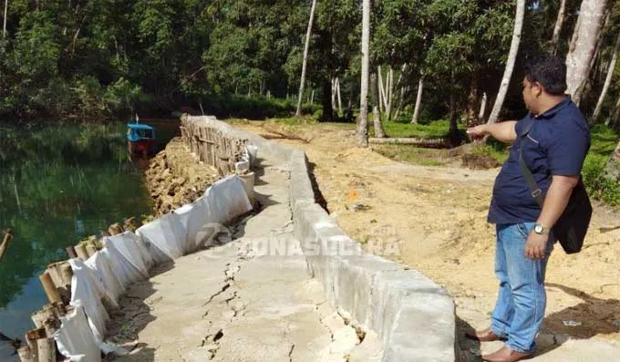 Disinyalir, Proyek Mangkrak Dinas PU Konkep di Wawonii Tengah