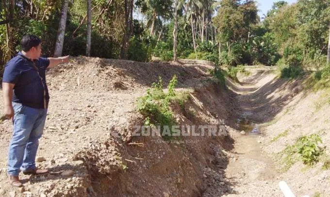 tinjau Disinyalir, Proyek Mangkrak Dinas PU Konkep di Wawonii Tengah