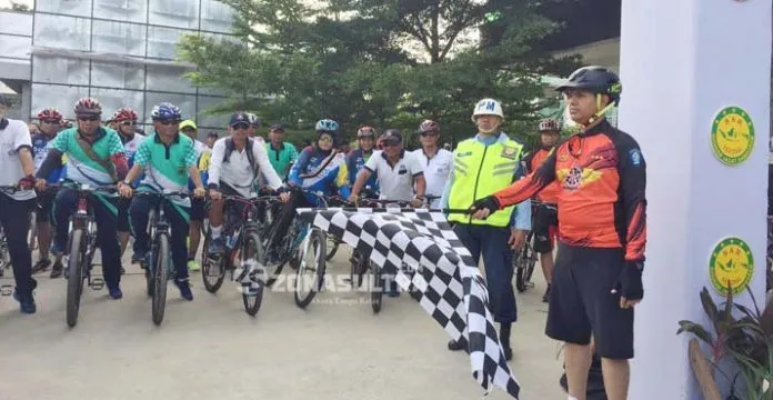 Basarnas Kendari Gelar Bersepeda Bersama Muspida di Sultra