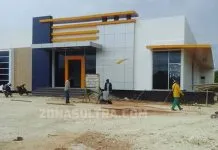 Lokasi Pembangunan Kantor Bank Sultra Butur Dipagari Warga Lokasi Pembangunan Kantor Bank Sultra Butur Dipagari Warga
