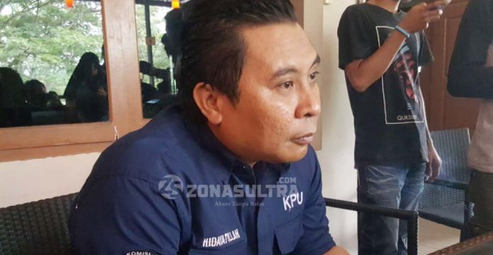 Ketua Komisi Pemilihan Umum (KPU) Sulawesi Tenggara (Sultra) Hidayatullah