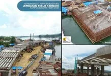 Jembatan Teluk Kendari Ditargetkan Rampung Tahun 2019 Jembatan Teluk Kendari