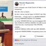 OTT ADP dan Asrun, Mussadar Ungkap Kesedihan Lewat Status Facebook OTT ADP dan Asrun, Mussadar Ungkap Kesedihan Lewat Status Facebook