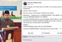 OTT ADP dan Asrun, Mussadar Ungkap Kesedihan Lewat Status Facebook OTT ADP dan Asrun, Mussadar Ungkap Kesedihan Lewat Status Facebook