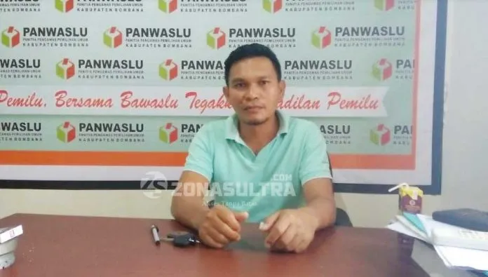 Ketua Panitia Pengawas Pemilu (Panwaslu) Bombana, Hasdin Nompo