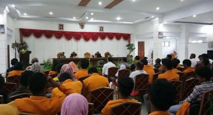 pelepasan_kkn_muna KKN di Muna Usai, 440 Mahasiswa UHO Kembali ke Kampus
