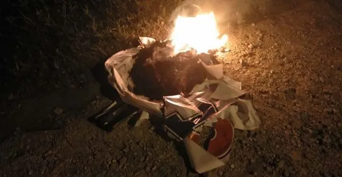 Pembakaran APK Asrun-Hugua, Tim Pemenangan Minta Polisi Tindak Tegas Pelaku