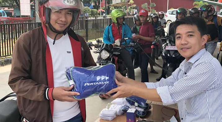 Penggguna Pertalite Terus Meningkat, Pertamina MOR VII Bagi-bagi Smartphone