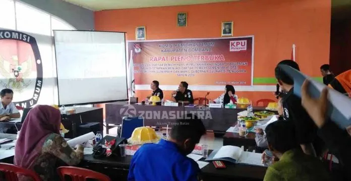 pleno Coklit KPU, DPS Bombana Capai 96.636 Jumlah Pemilih