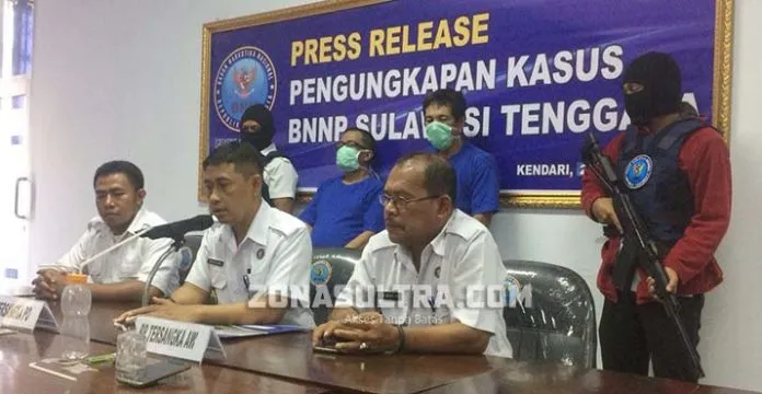Bawa Narkoba, Dua Pegawai UHO Diciduk BNNP Sultra