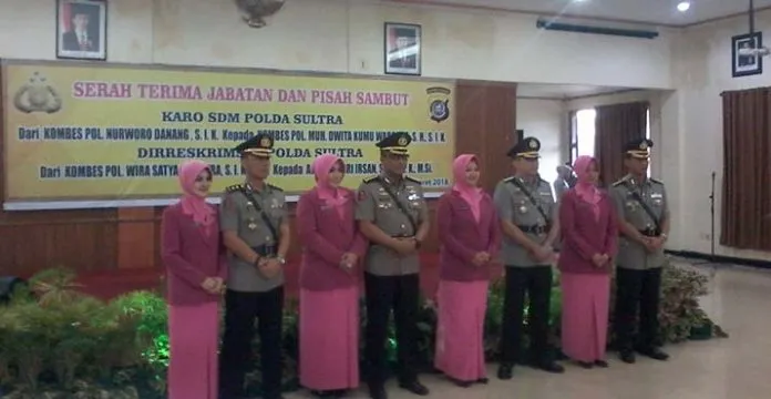 Dirreskrimsus dan Karo SDM Polda Sultra Berganti
