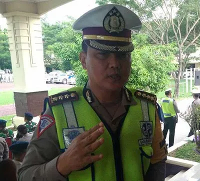 Direktur Lalulintas Polda Sultra Kombes Pol Wisnu Putra