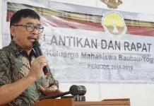 Amirul Tamim Lantik Keluarga Mahasiswa Baubau Yogyakarta Amirul Tamim Lantik Keluarga Mahasiswa Baubau Yogyakarta