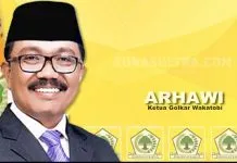 Hengkang dari PAN, Arhawi jadi Ketua Golkar Wakatobi Arhawi