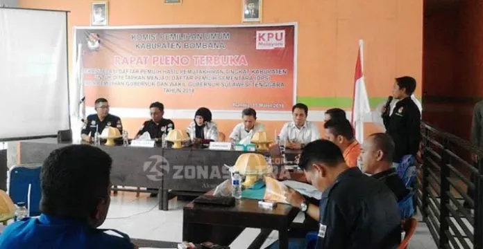 KPU Bombana Tetapkan 96.192 Warga Terdaftar Sebagai DPT