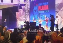 Peserta Debat Cagub dan Cawagub Sultra Disambut Tari Tradisional Peserta Debat Cagub dan Cawagub Sultra Disambut Tari Tradisional