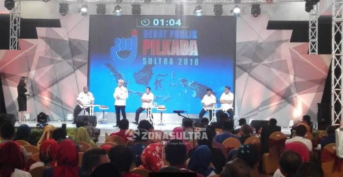 Debat Pilgub Sultra, Ini Visi Misi Para Kandidat