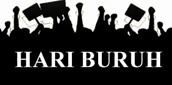 hari_buruh Peringatan Hari Buruh di Kendari, Mahasiswa Tuntut PT VDNI